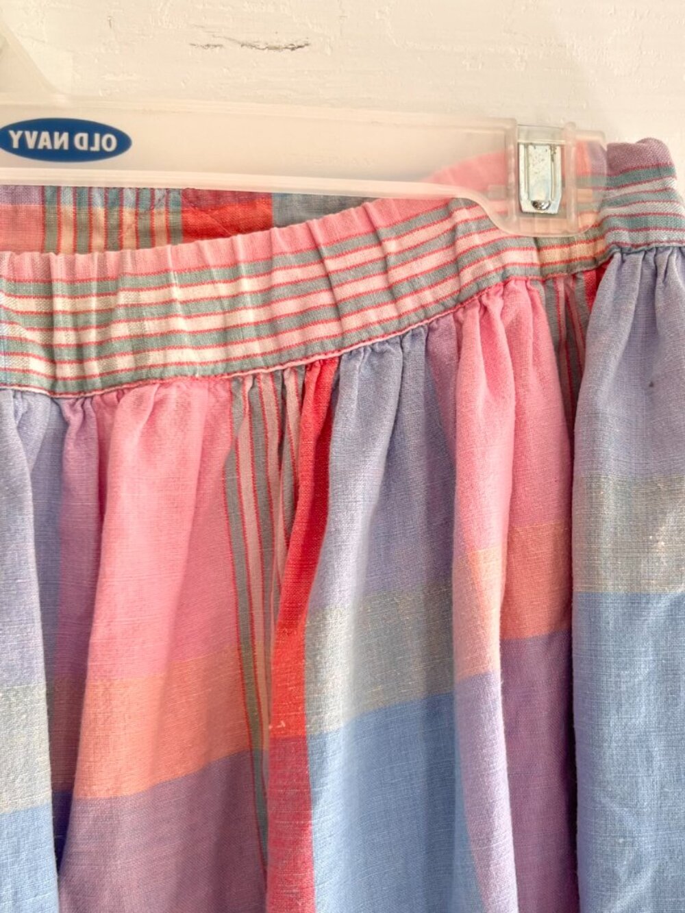 Vintage Plaid Cotton Skirt Set - Picture 14 of 15